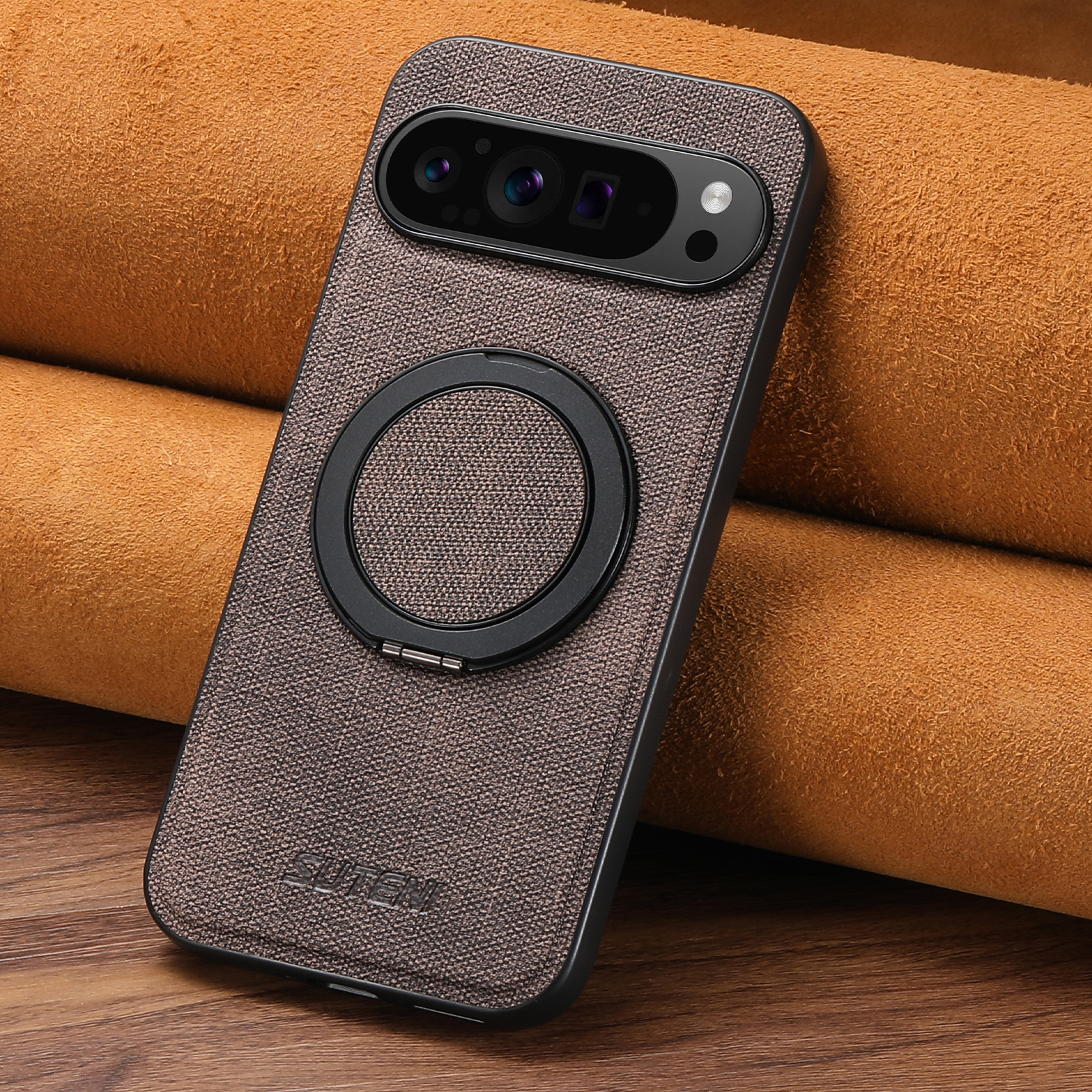 Taco Stand Holder - Faux Leather Magnet Wireless Charging Phone