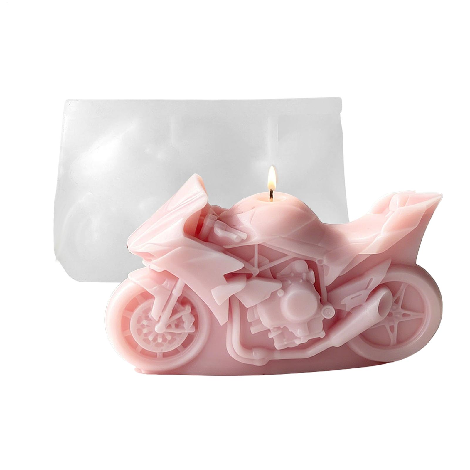 Potsticker Mold - 3D Motorcycle Silicone Non Stick Candle