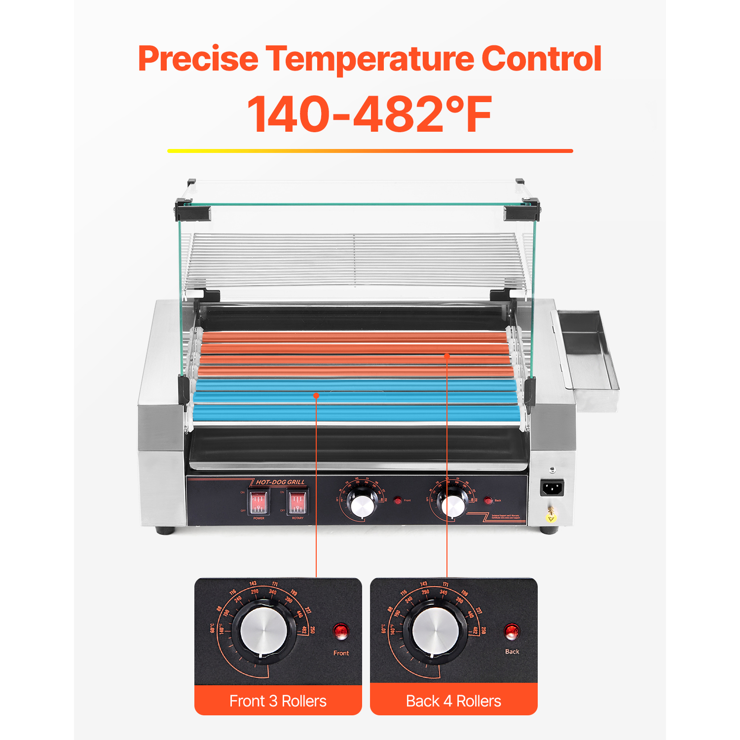 SucceBuy 5 7 11 Rollers Hot Do - Hot Dog Press ulasan dan harga