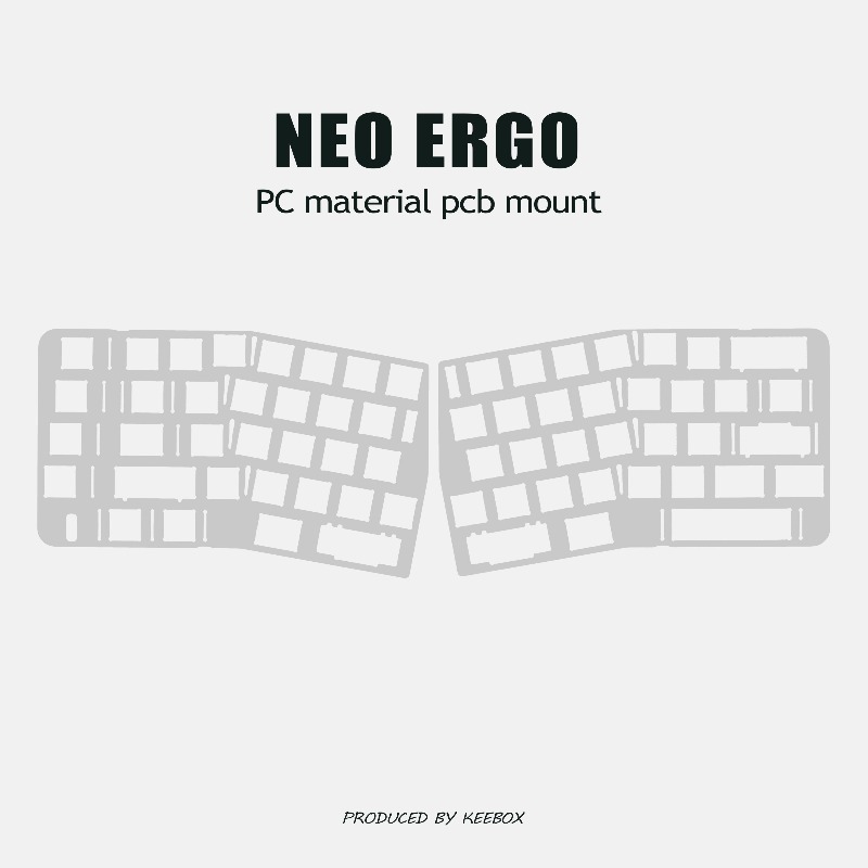 Neo Ergo Keyboard Positioning  - Crepe Pan Carbon ulasan dan harga