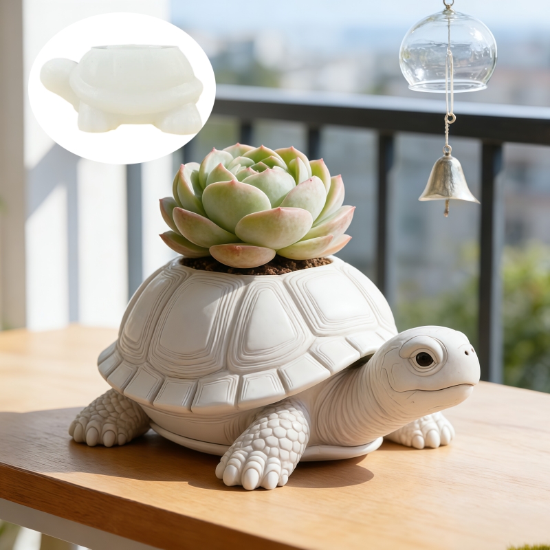 Wolf Head Shaped Flower Pot Pe - Potsticker Mold ulasan dan harga