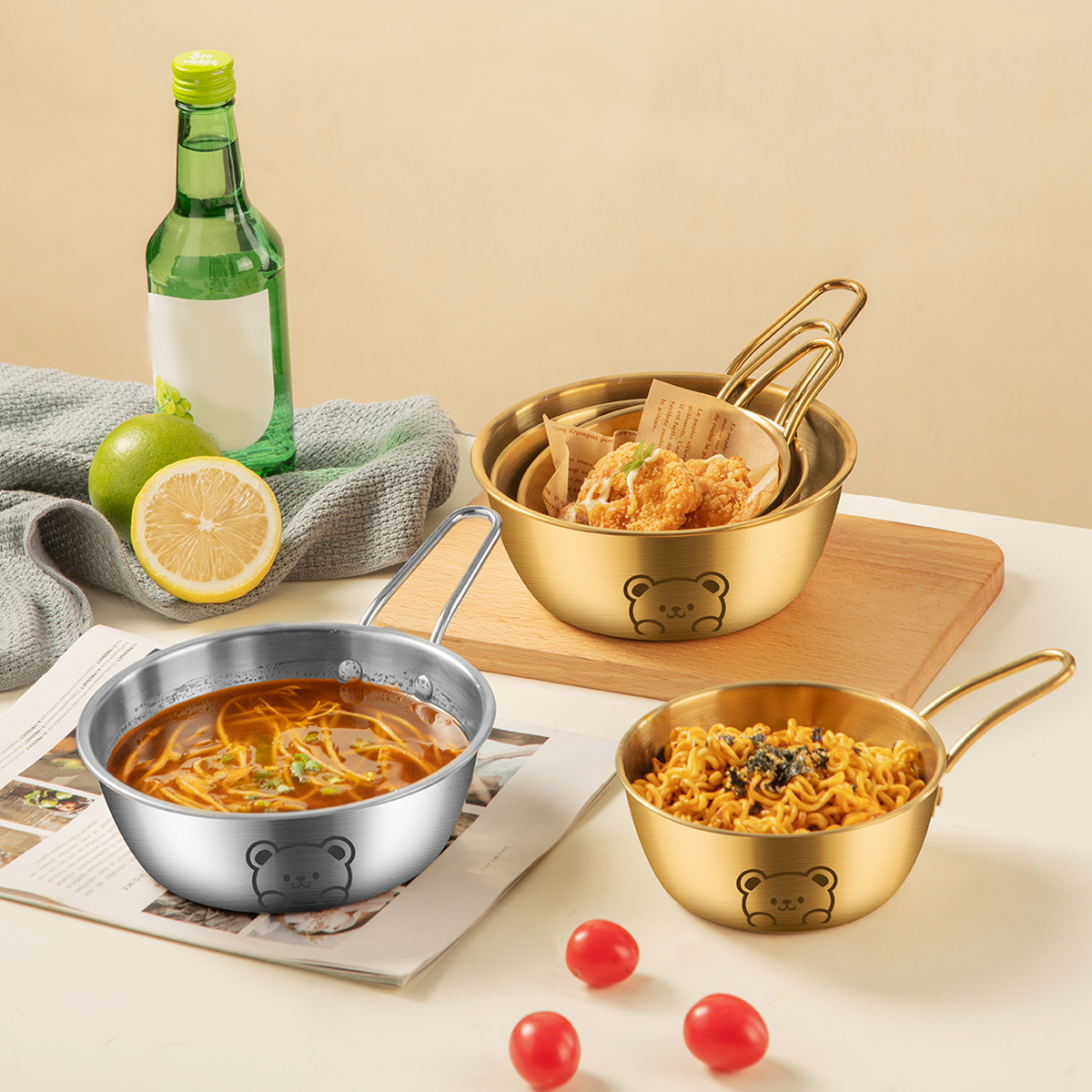 Korean Style Ramen Bowl With H - Dim Sum Basket ulasan dan harga