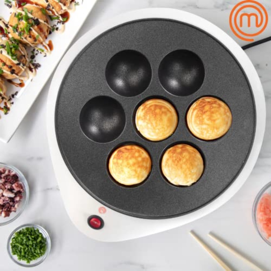 MasterChef Electric Ebelskiver - Takoyaki Grill Plate ulasan dan harga