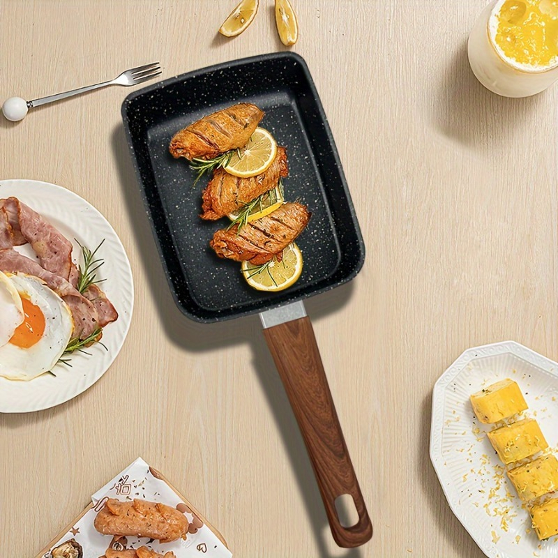 1PCS Egg Fry Pan Square Cast I - Cast Iron Corn ulasan dan harga