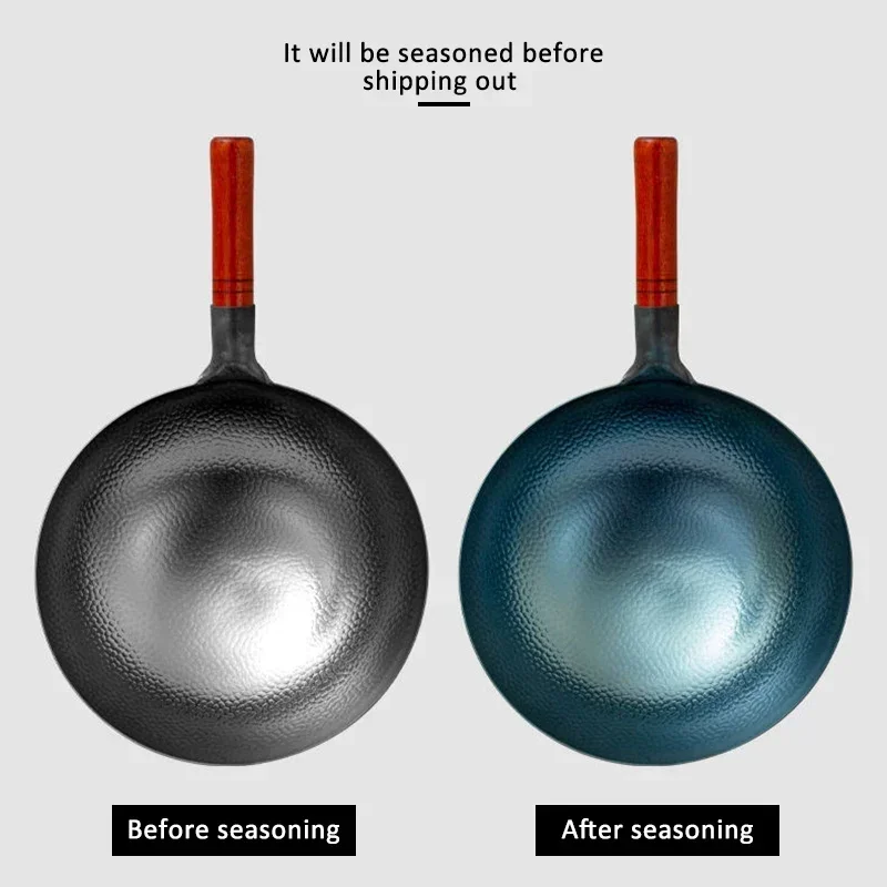 Traditional Handmade Iron Wok  - Cast Iron Corn ulasan dan harga