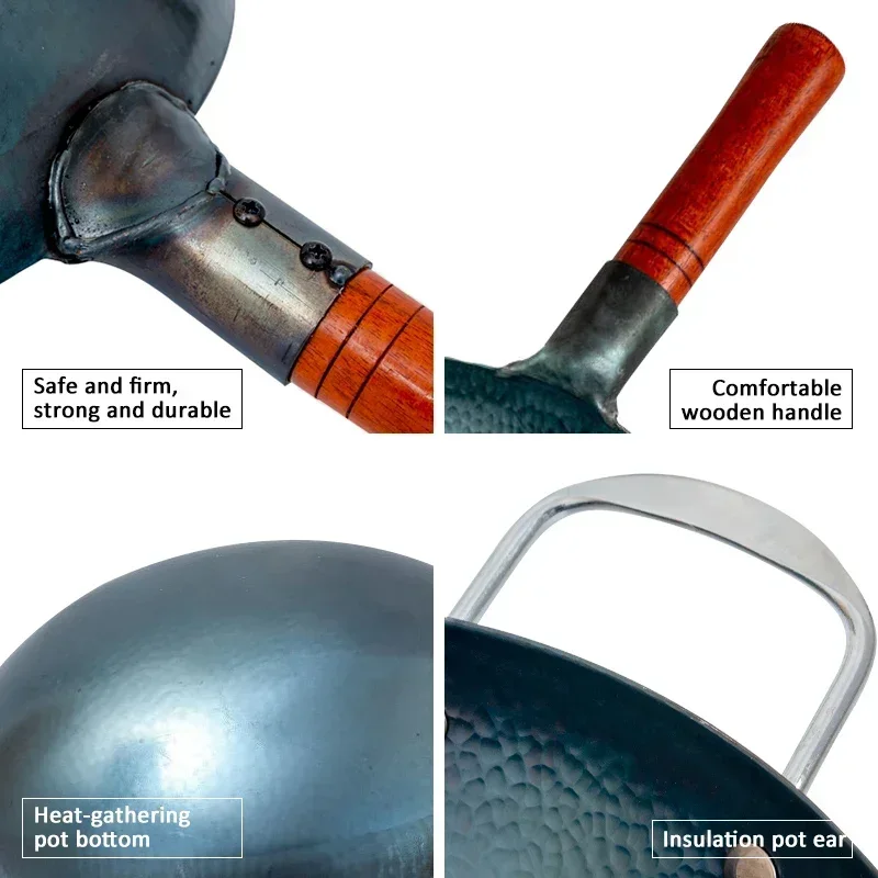 Traditional Handmade Iron Wok  - Cast Iron Corn ulasan dan harga