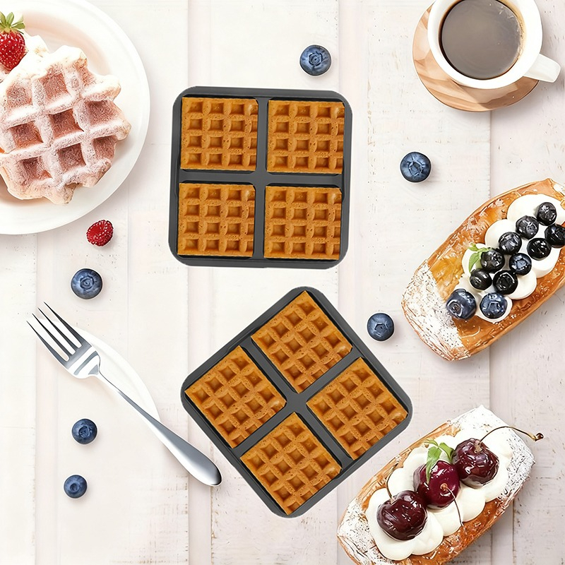 Square Waffle Mold, Non-Stick  - Egg Waffle Pan ulasan dan harga
