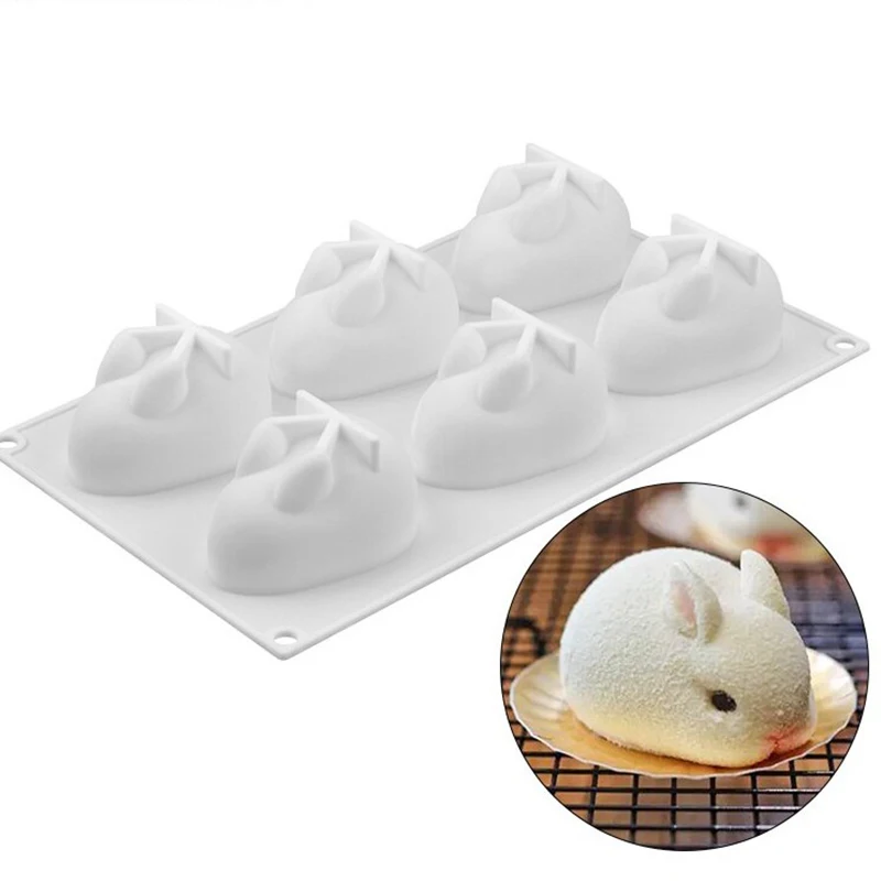 Silicone 3D Bunny Rabbit Cake  - Bunny Cake Mold ulasan dan harga