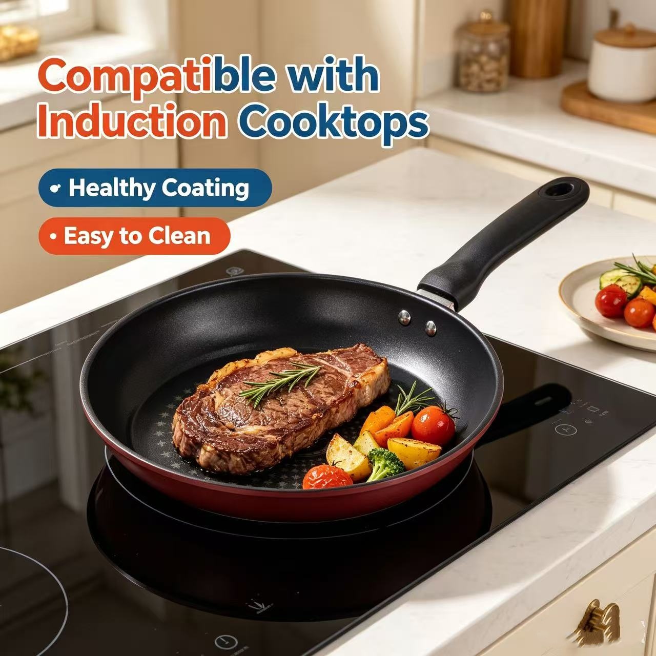 Premium Granite Non Stick Fryi - Egg Waffle Pan ulasan dan harga