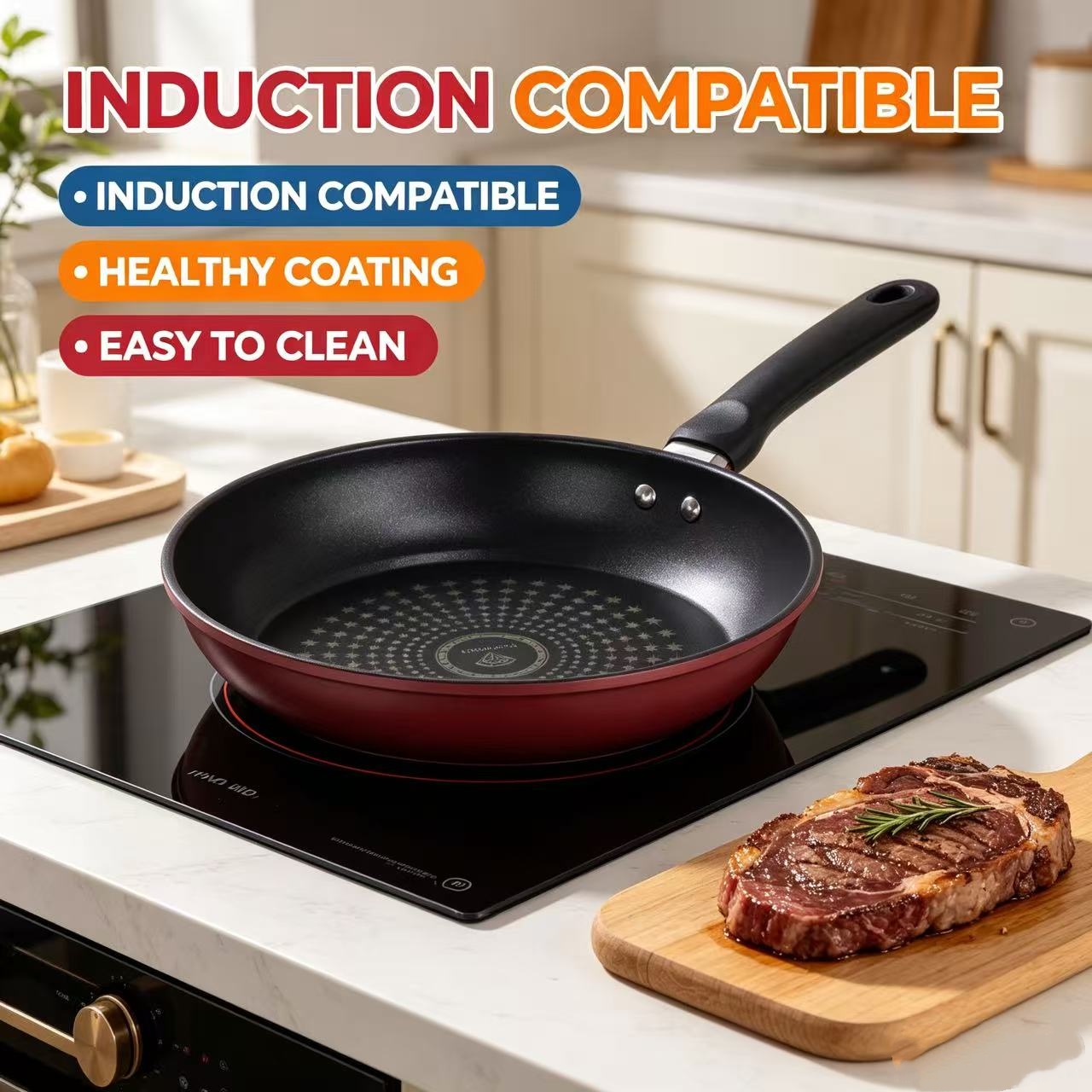 Premium Granite Non Stick Fryi - Egg Waffle Pan ulasan dan harga