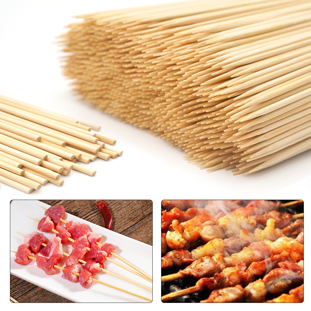 90Pcs Bamboo Stick Food Grade  - Corn Dog Stick ulasan dan harga
