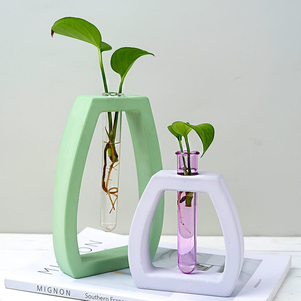 Hydroponic Test Tube Vase Sili - Potsticker Mold ulasan dan harga