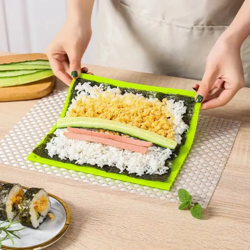 Reusable Silicone Sushi Roller - Spring Roll Wrapper ulasan dan harga
