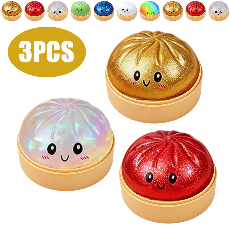 Bao Bun Squishy Toy with Bambo - Bao Steamer Bamboo ulasan dan harga