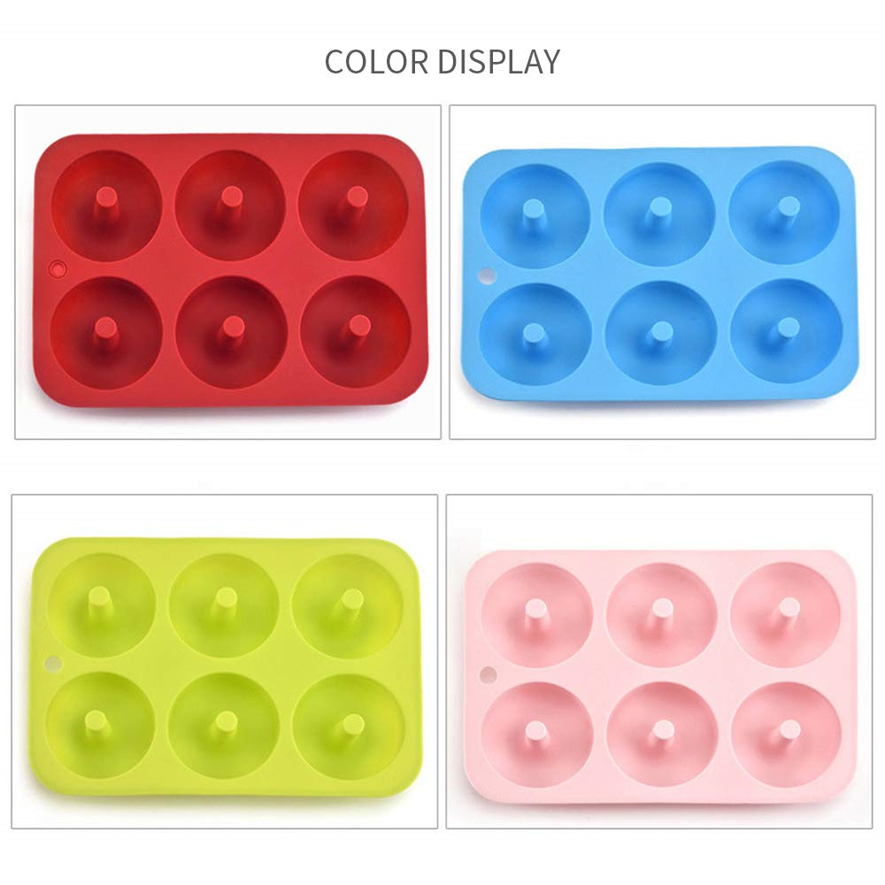 6 Holes Silicone Donut Mold Ba - Donut Mold Silicone ulasan dan harga