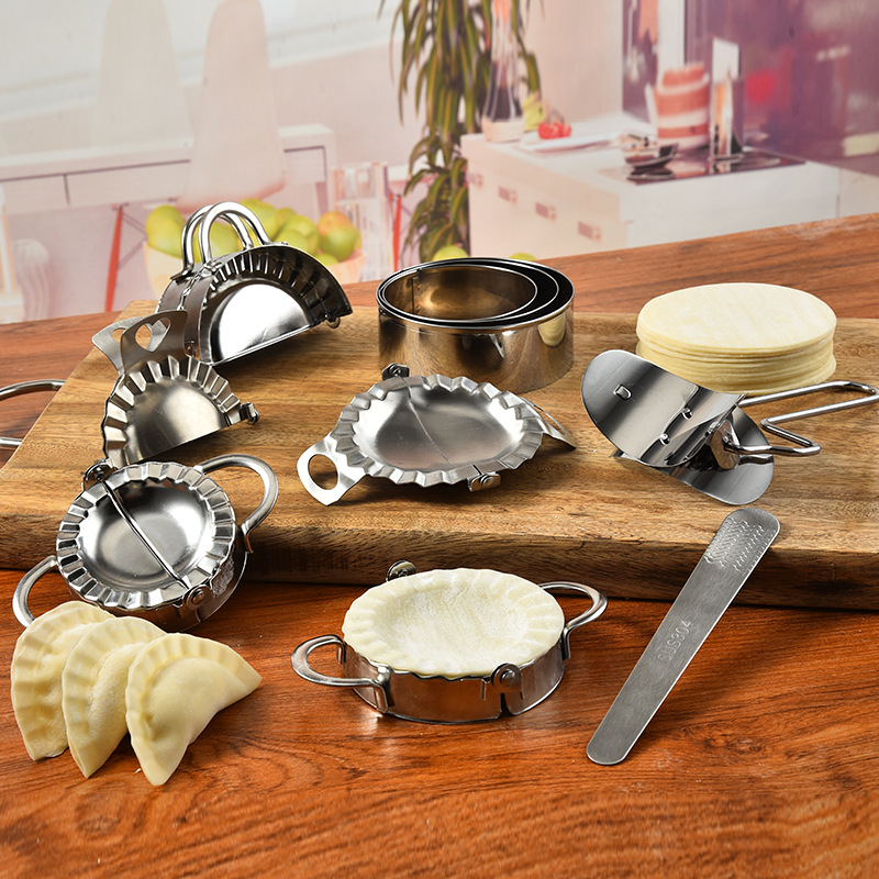 Stainless Steel Dumpling Maker - Dumpling Press Set ulasan dan harga
