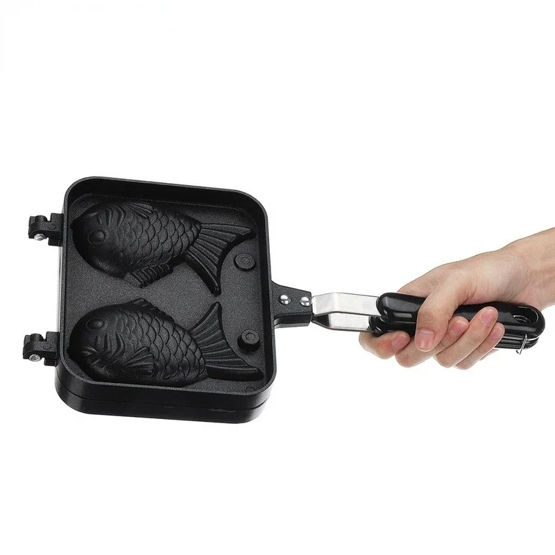Kitchen Japanese Taiyaki Doubl - Egg Waffle Pan ulasan dan harga