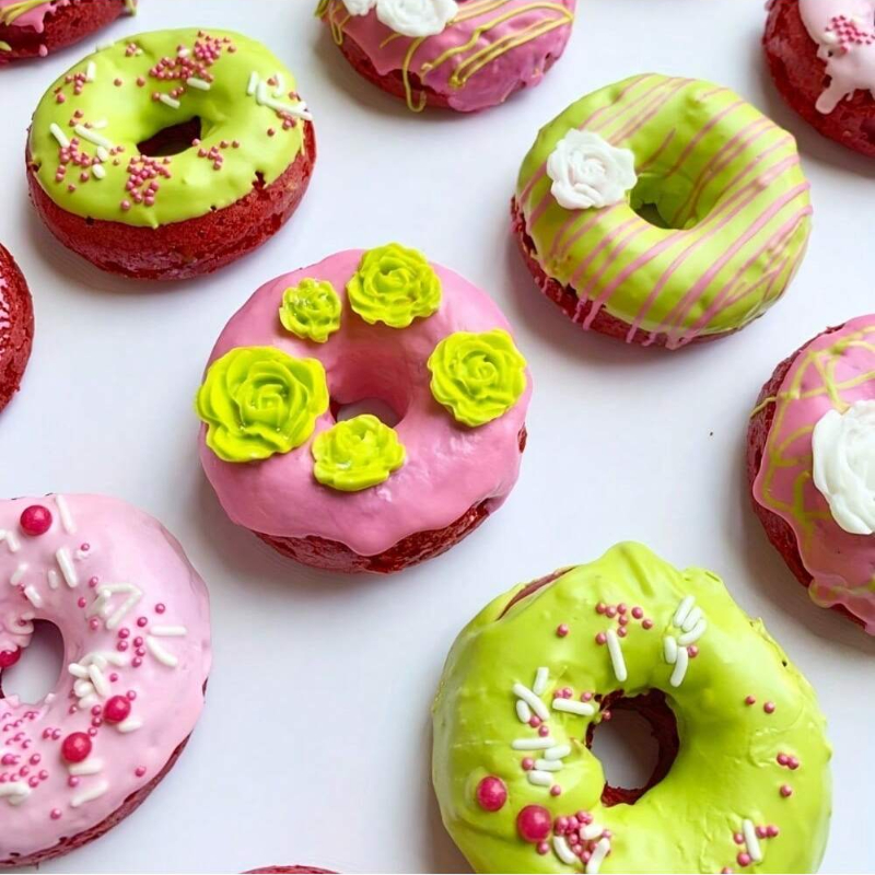1PC 4 Holes Donut Silicone Mol - Donut Mold Silicone ulasan dan harga
