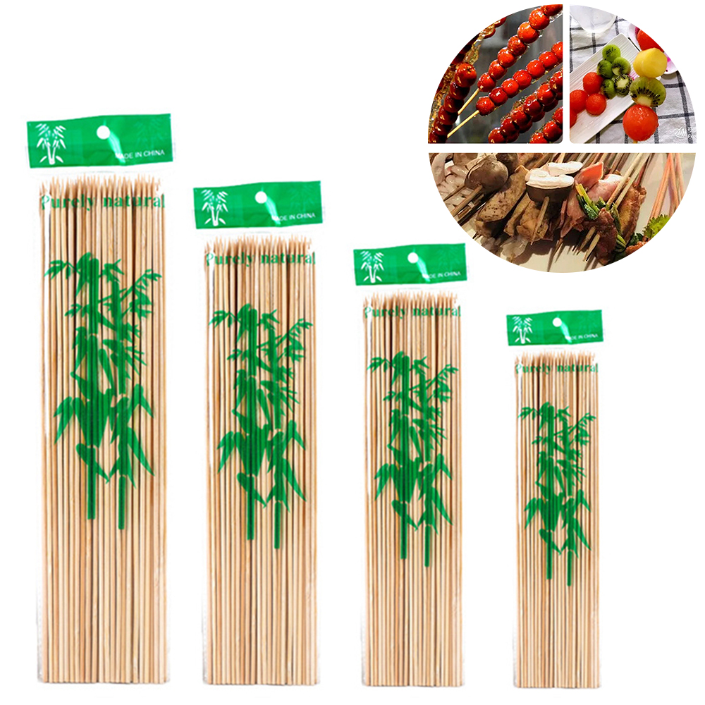 15/20/25/30cm Bamboo Skewer St - Corn Dog Stick ulasan dan harga